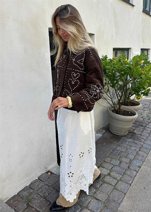 Trine skirt White Cutwork Sissel Edelbo 